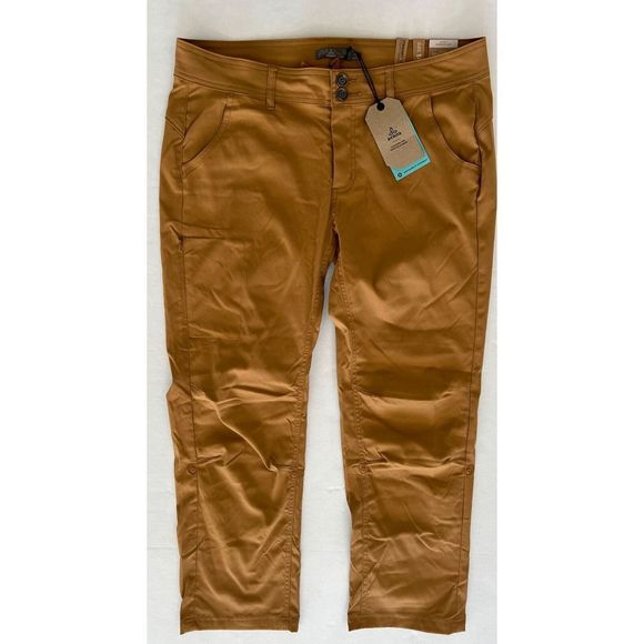 PRANA Womens Sz 14 S Inseam 28” Halle Straight Hiking Pants Earthbound Rust  $89 - Picture 1 of 12